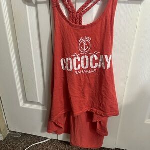 Cococay Bahamas Coral Tank Top